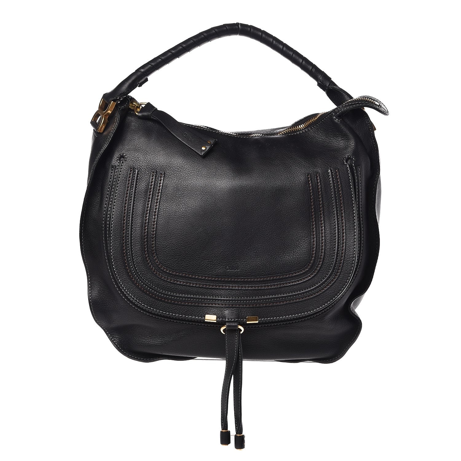 Chloe Calfskin Large Marcie Hobo Black 1 of 7