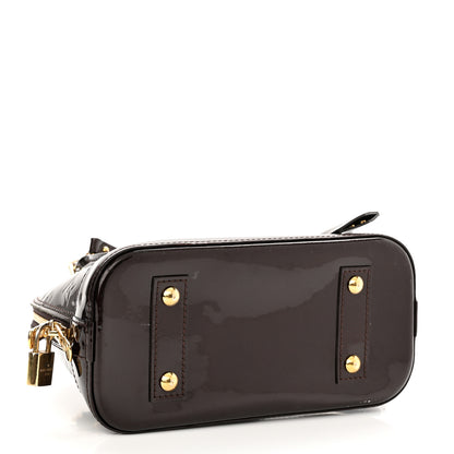 Louis Vuitton Vernis Alma BB Amarante 3 of 13