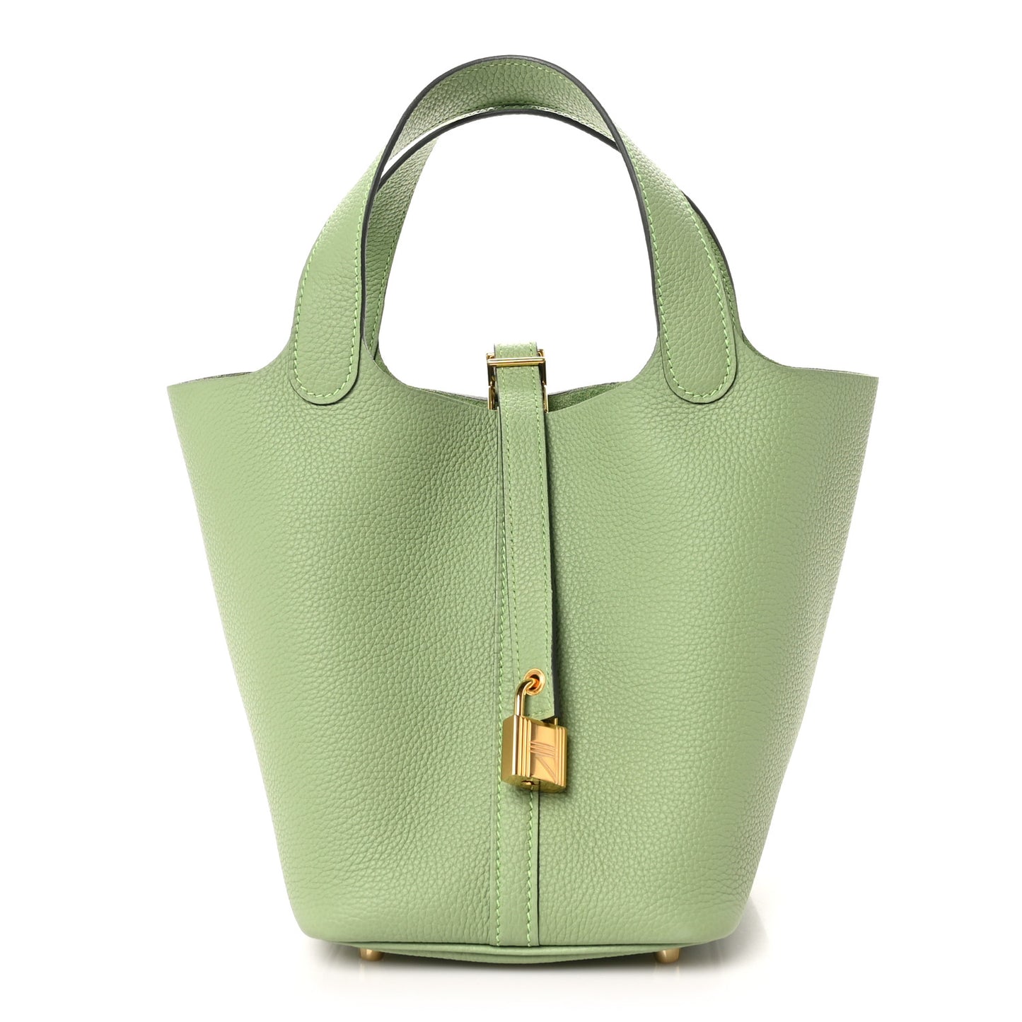 Taurillon Clemence Picotin Lock 18 PM Vert Criquet