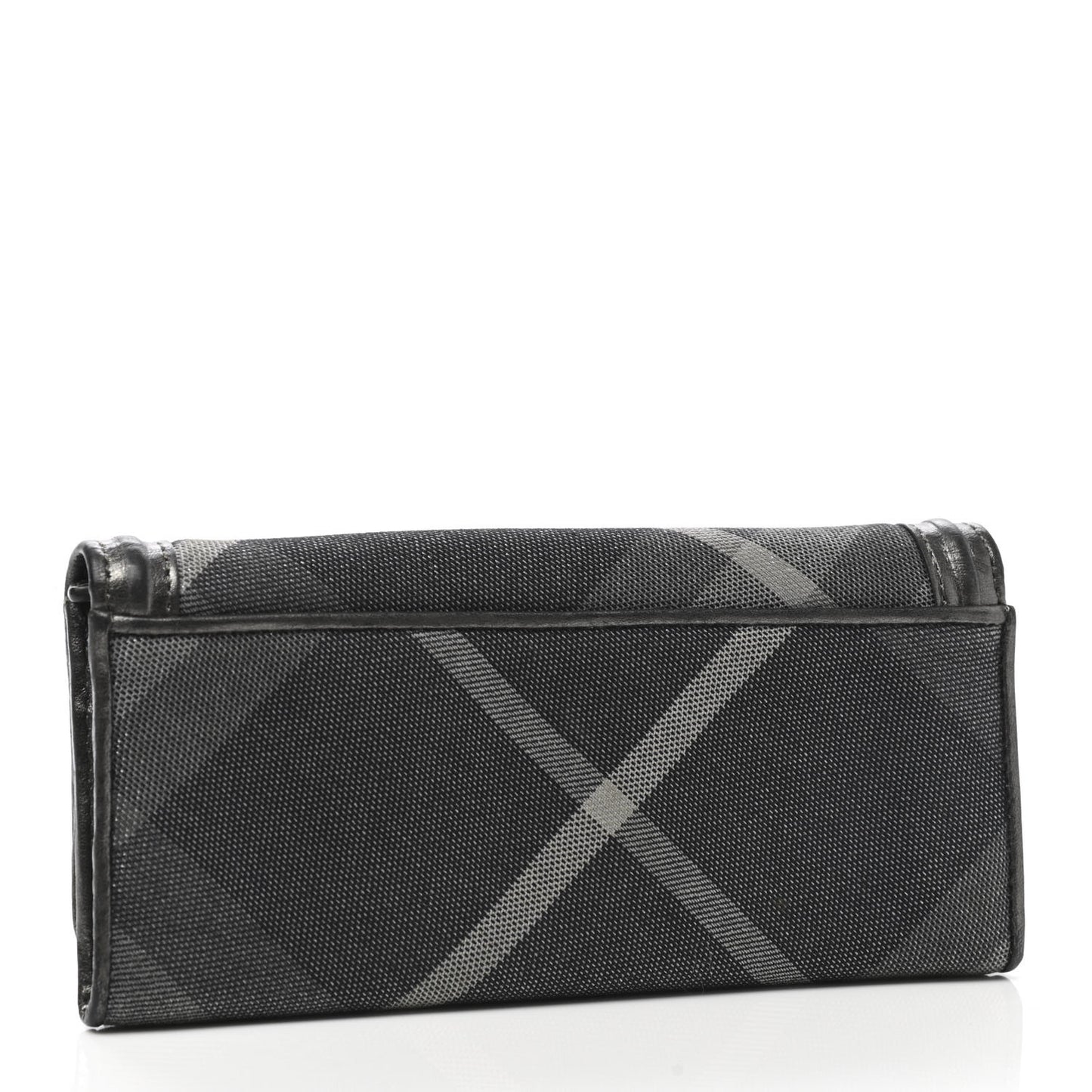 Shimmer Check Continental Wallet Pewter