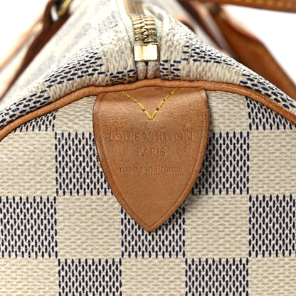 Louis Vuitton Damier Azur Speedy 35 7 of 11