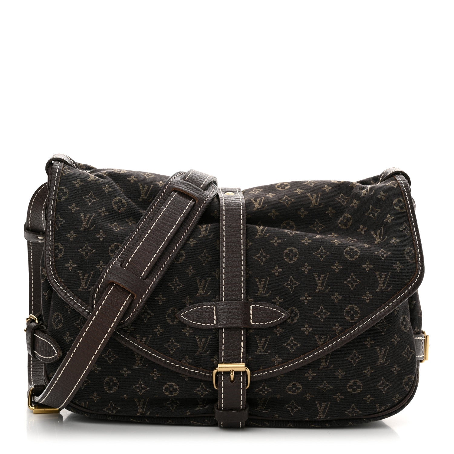 Louis Vuitton Monogram Mini Lin Saumur Ebene 1 of 10