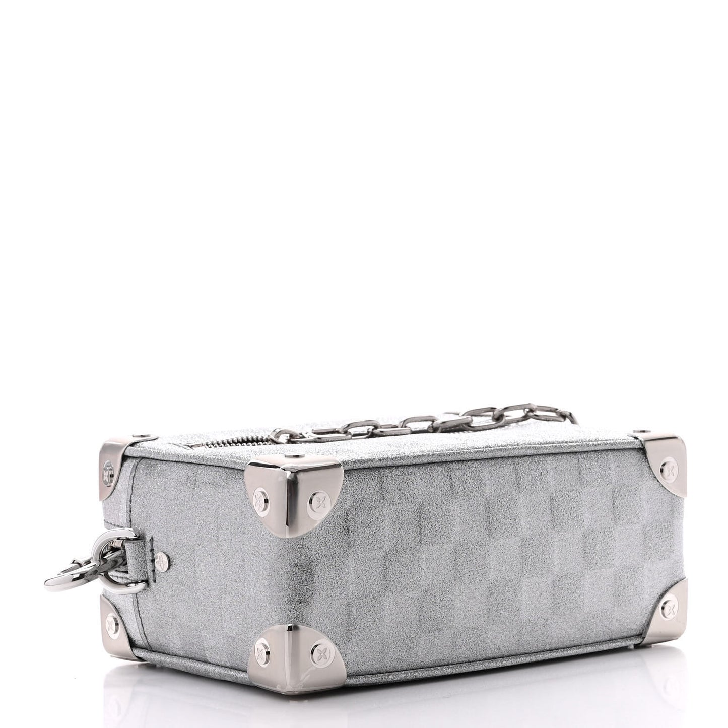 Damier Glitter Mini Soft Trunk Silver