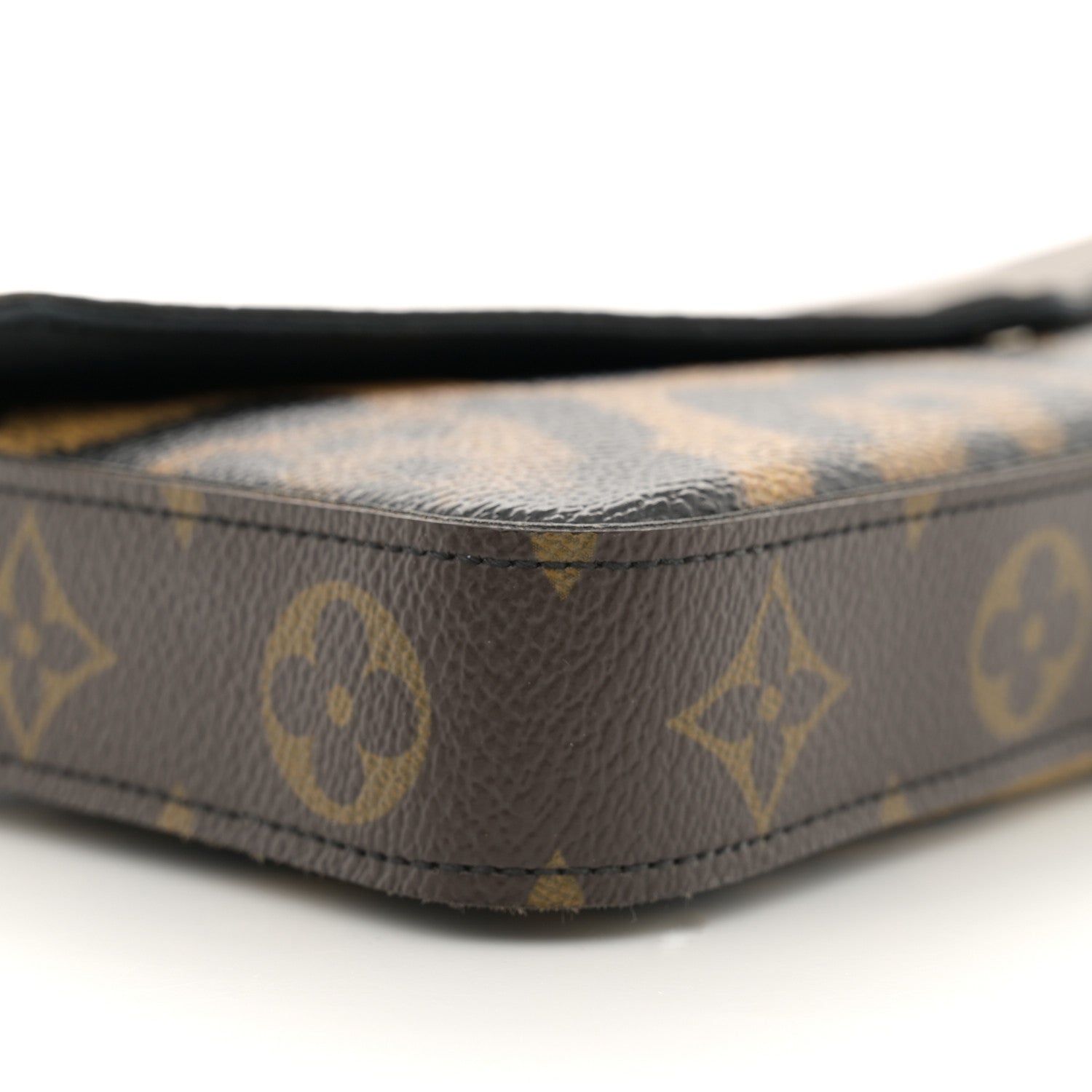 Louis Vuitton Monogram Animal Print Pochette Felicie Chain Wallet 9 of 13