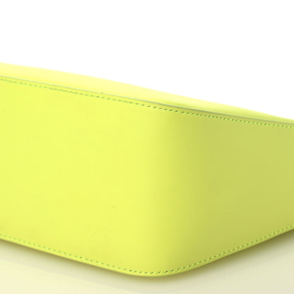 Givenchy Smooth Calfskin Small Moon Cut Out Shoulder Bag Fluo Yellow 10 of 12