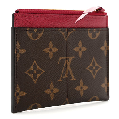 Louis Vuitton Monogram Zipped Card Holder Fuchsia 3 of 7