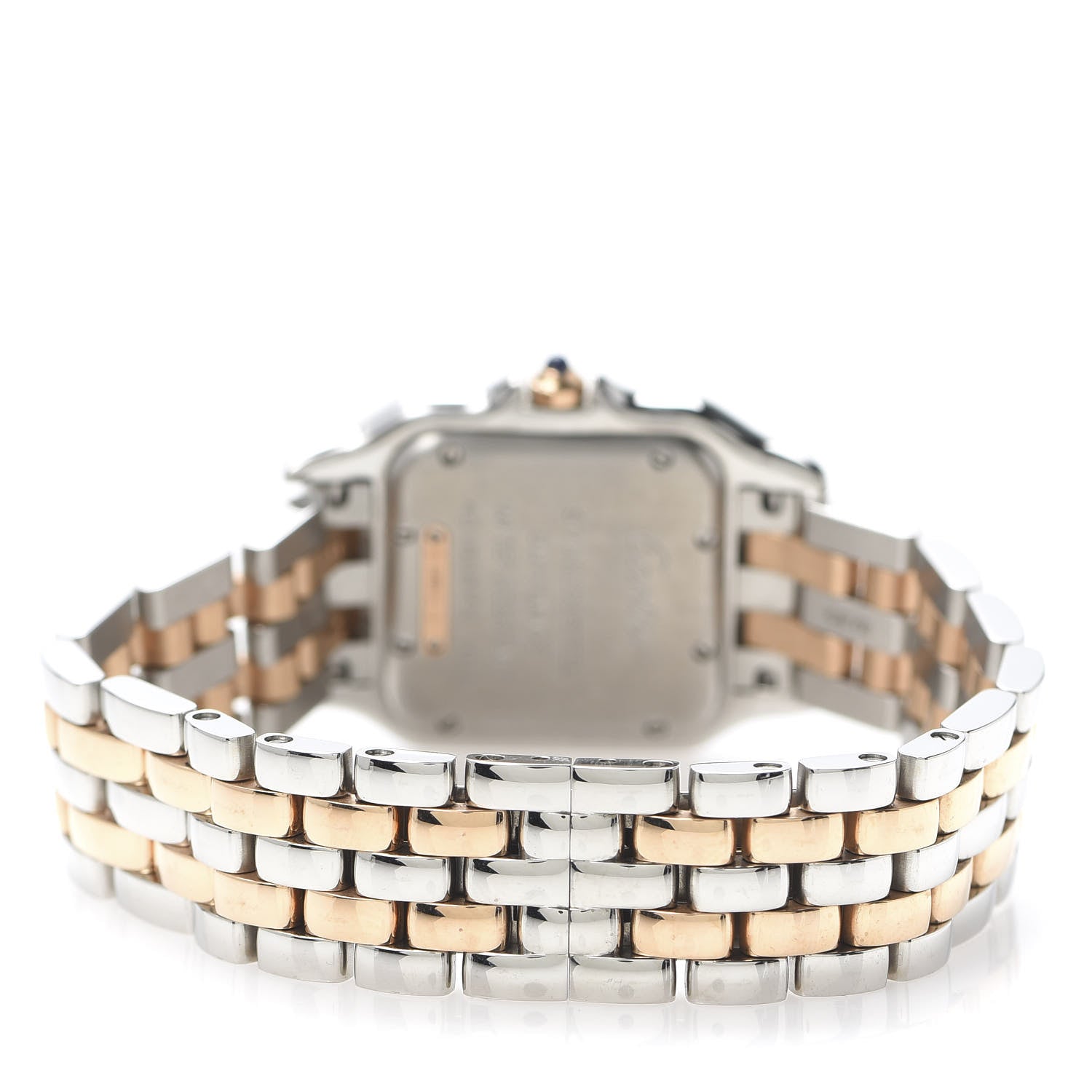 Cartier Stainless Steel 18K Pink Gold Diamond 27mm Panthere Quartz Watch 4 of 7