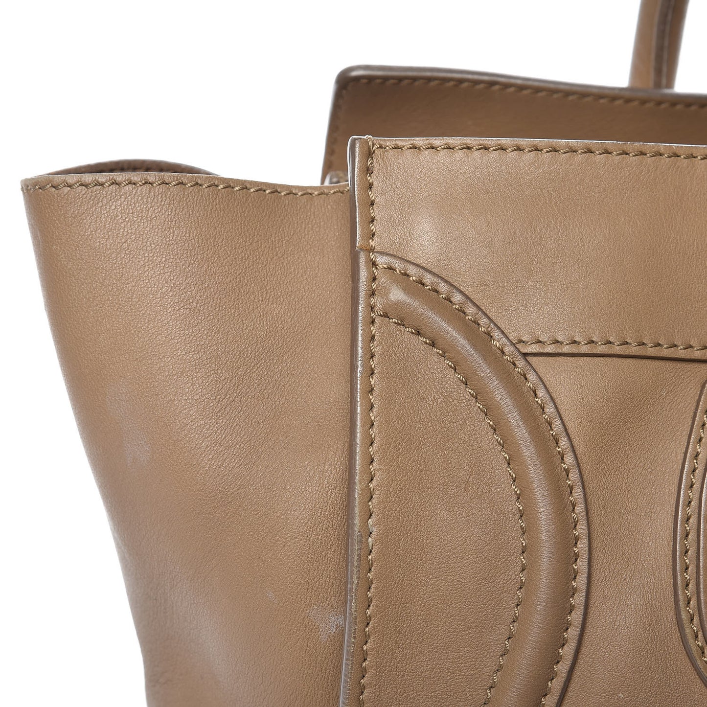 Smooth Calfskin Mini Luggage Camel
