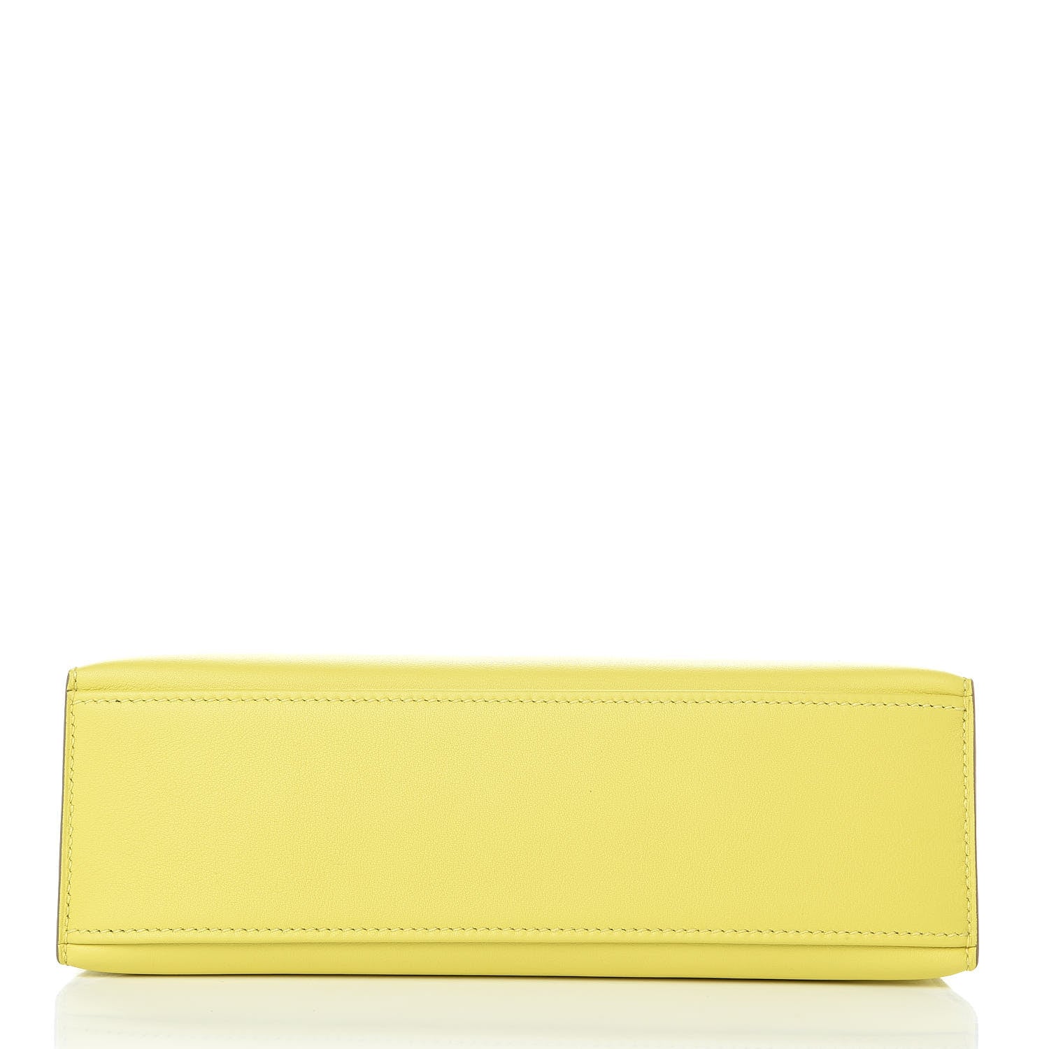Hermes Swift Kelly Pochette Clutch Lime 6 of 30