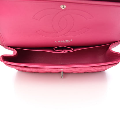 Chanel Iridescent Caviar Quilted Jumbo Double Flap Pink 5 of 16