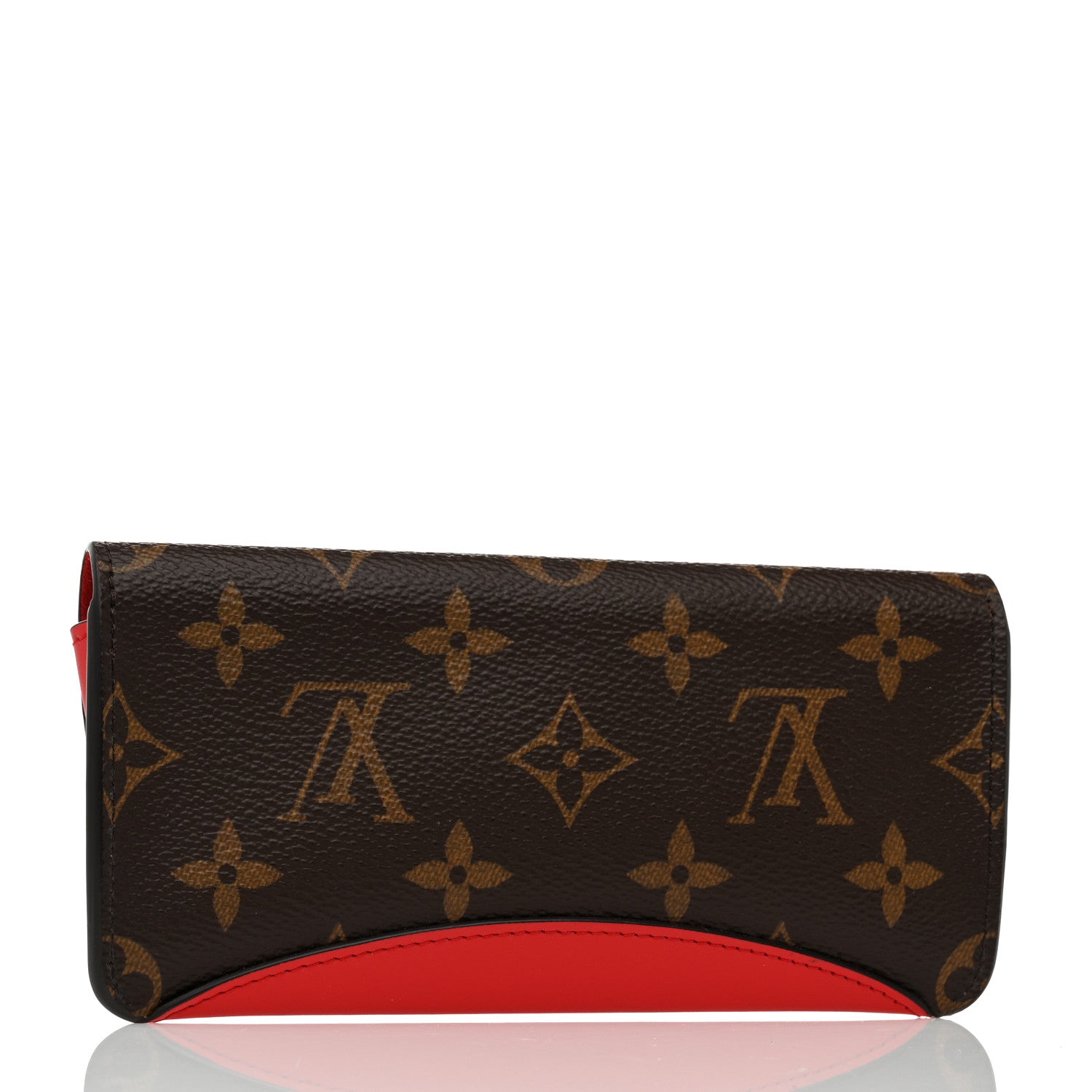 Louis Vuitton Monogram Woody Sunglass Case Rouge 2 of 8