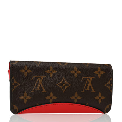 Louis Vuitton Monogram Woody Sunglass Case Rouge 2 of 8