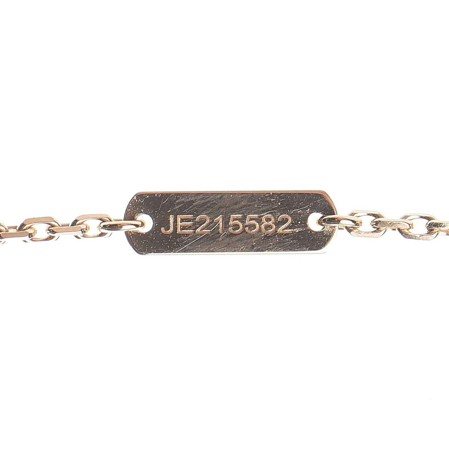 18K Yellow Gold Black Onyx Vintage Alhambra Pendant Necklace