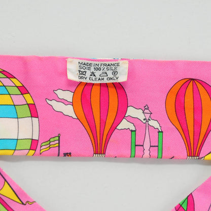 Hermes Silk Les Folies Du Ciel Twilly 3 of 4