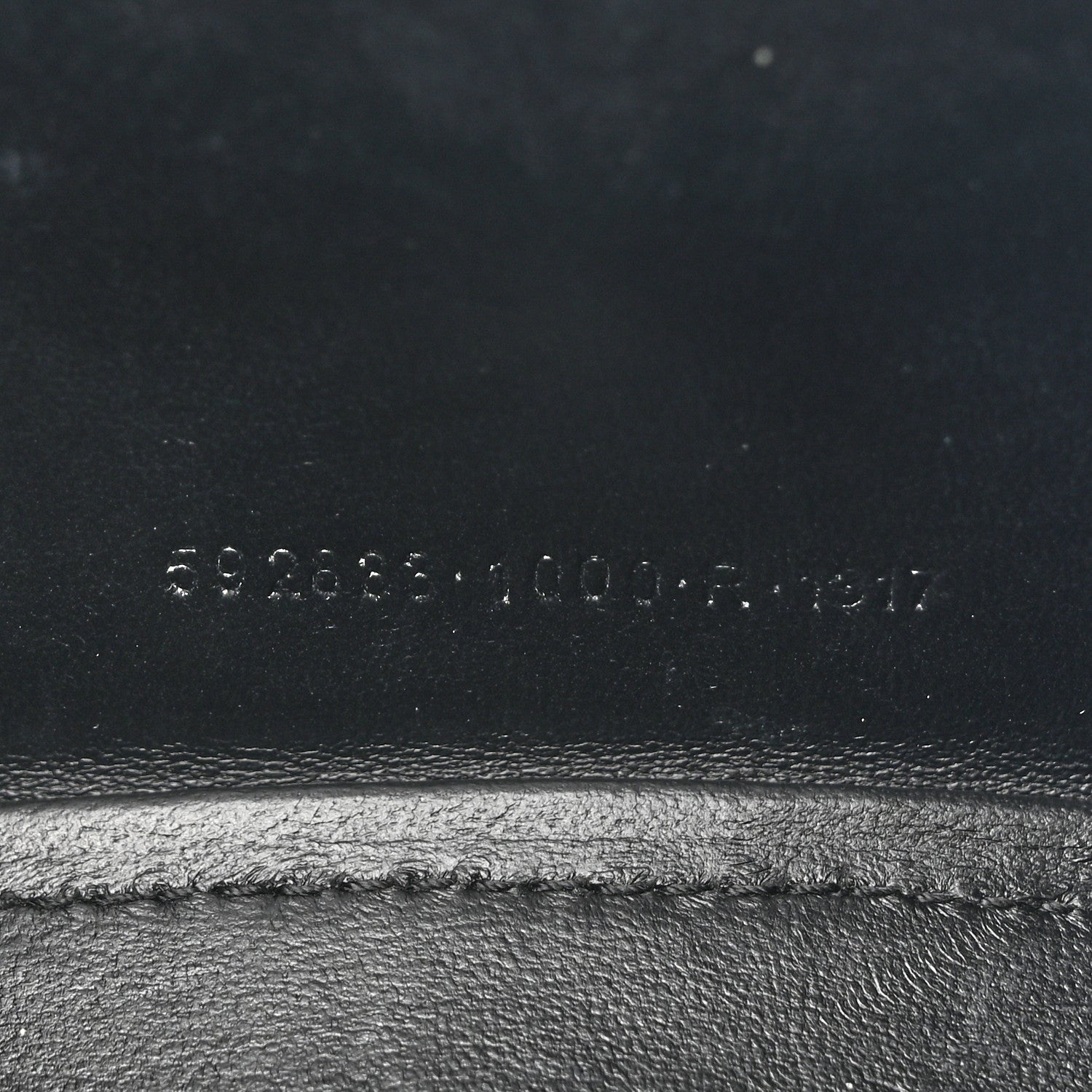 Balenciaga Shiny Calfskin Monochrome Crocodile Embossed Hourglass Top Handle Bag XS Black 7 of 11