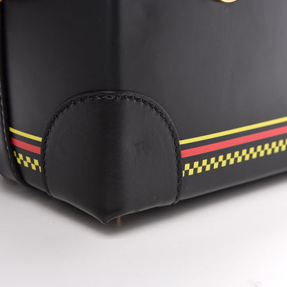 Versace Vitello 90's Vintage Logo Bag Black 11 of 15