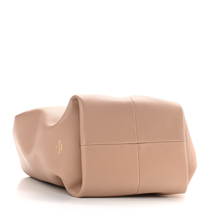 Valentino Garavani Nappa Small Roman Stud Hobo Rose Cannelle 4 of 10
