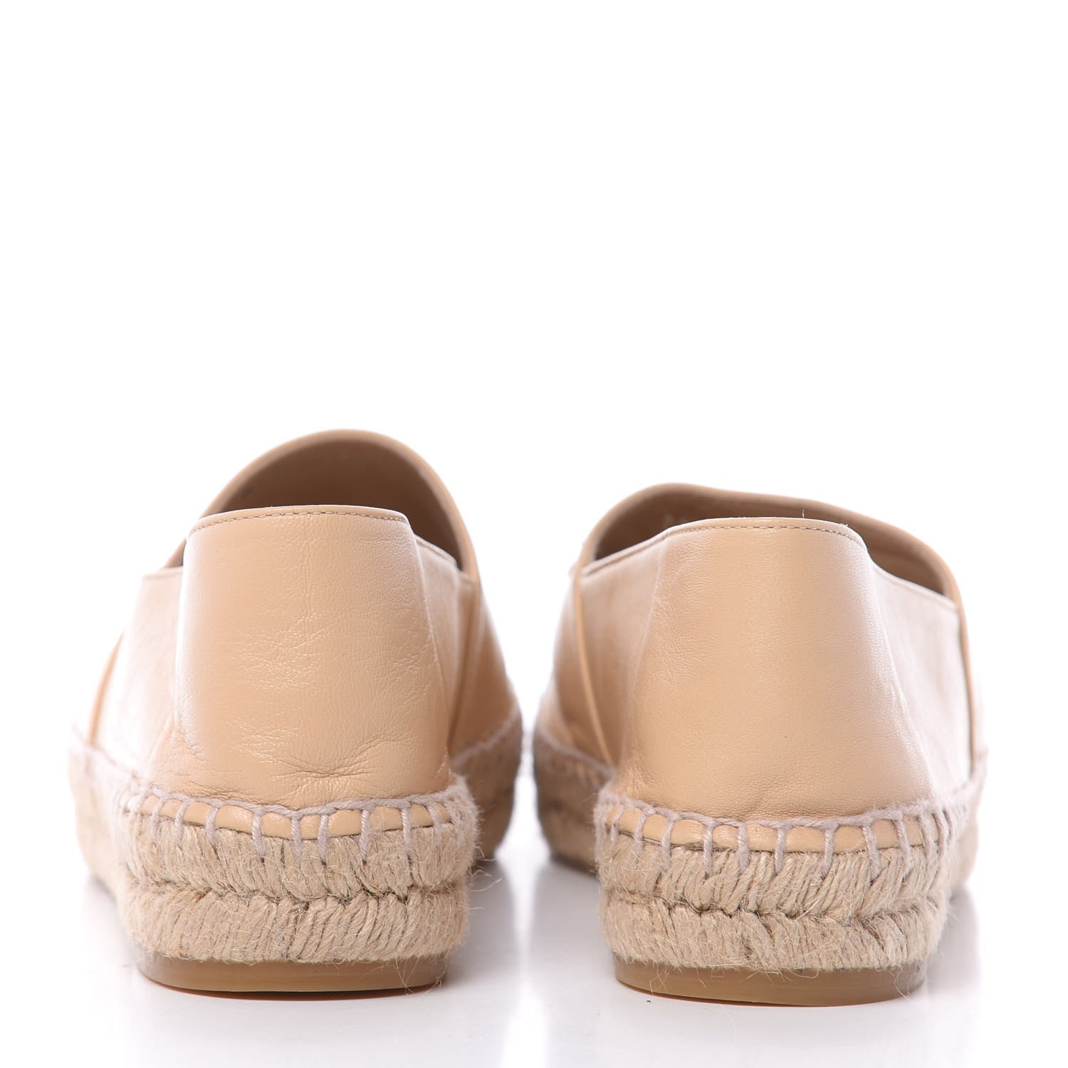 Chanel Lambskin CC Espadrilles 38 Beige Black 7 of 12