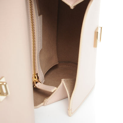 Givenchy Textured Calfskin Mini Pandora Box Chain Crossbody Bag Powder Pink 5 of 7