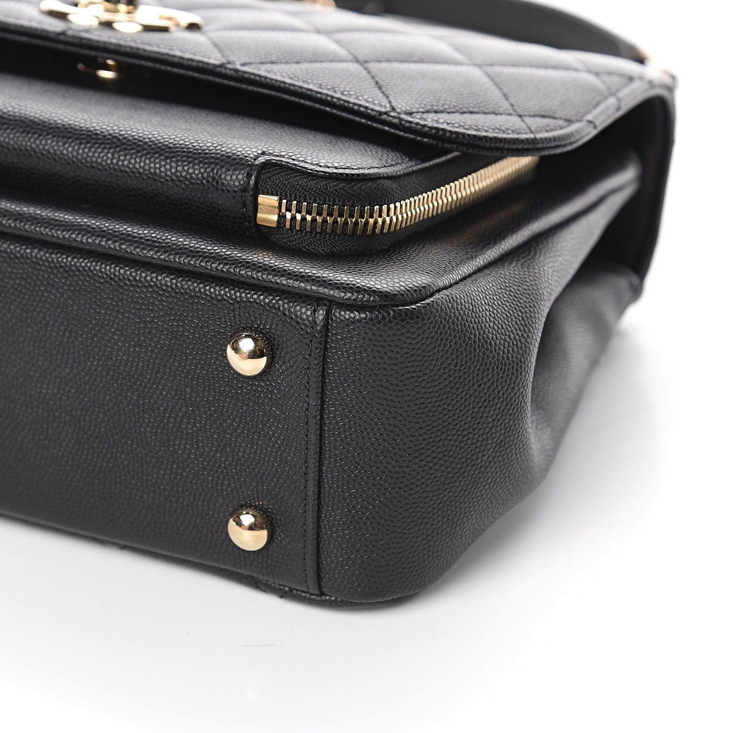 Caviar Quilted Medium Business Affinity Flap Black