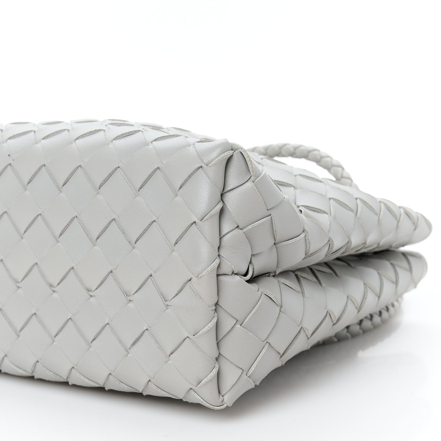 Nappa Intrecciato Small Andiamo Shoulder Bag Sterling