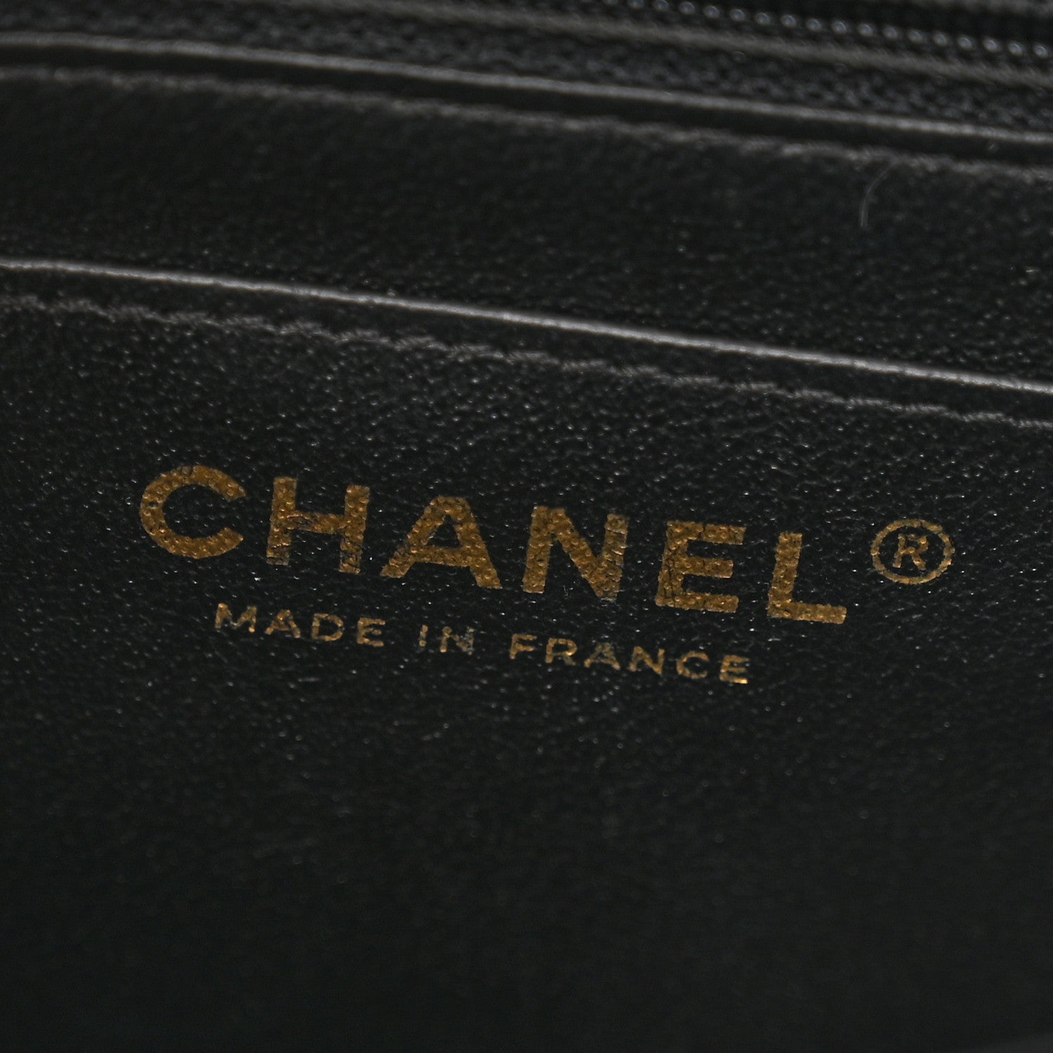 Chanel Lambskin Chevron Quilted Mini Square Flap Black 6 of 12