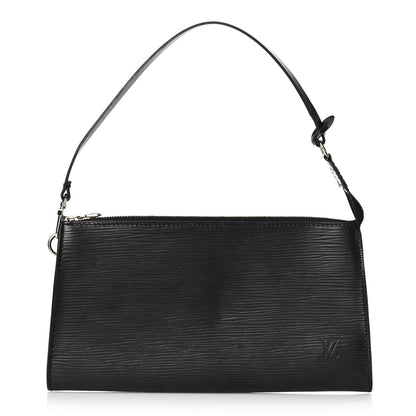 Louis Vuitton Epi Pochette Accessories 24 Black 1 of 8