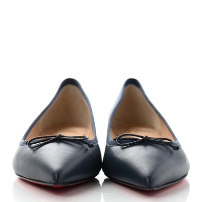 Christian Louboutin Nappa Spiked Hall Flats 40.5 Version Nocturne 2 of 7