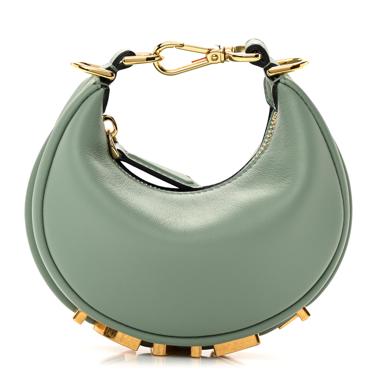 Vitello Grace New Matte Nano Fendigraphy Hobo Charm Menta