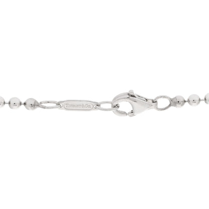 Tiffany Sterling Silver Atlas Dog Tag Necklace 5 of 6
