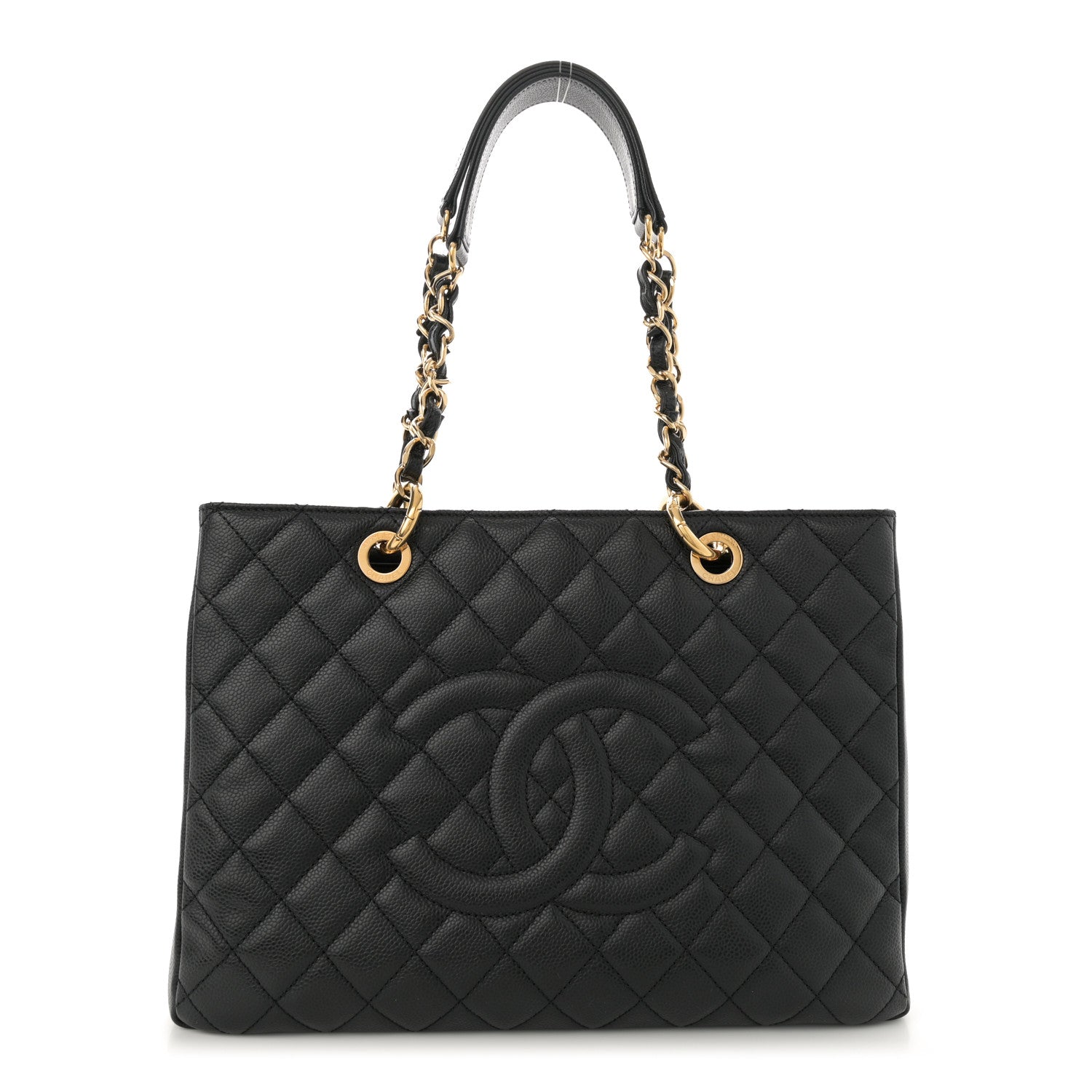 Chanel Caviar Quilted Grand Shopping Tote GST Black 1 of 10