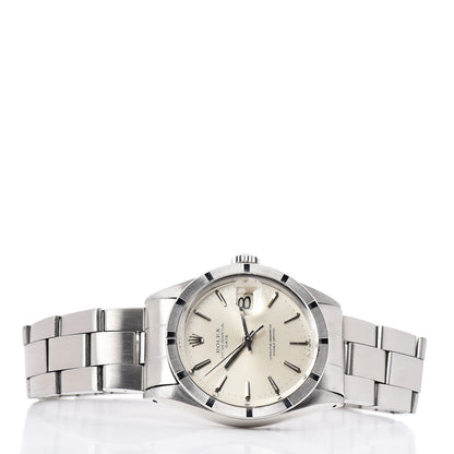 Rolex Stainless Steel 34mm Oyster Perpetual Date Watch Silver 1501 3 of 5