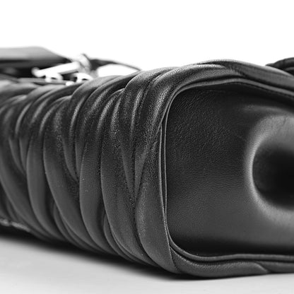 Miu Miu Nappa Matelasse Flap Black 10 of 11