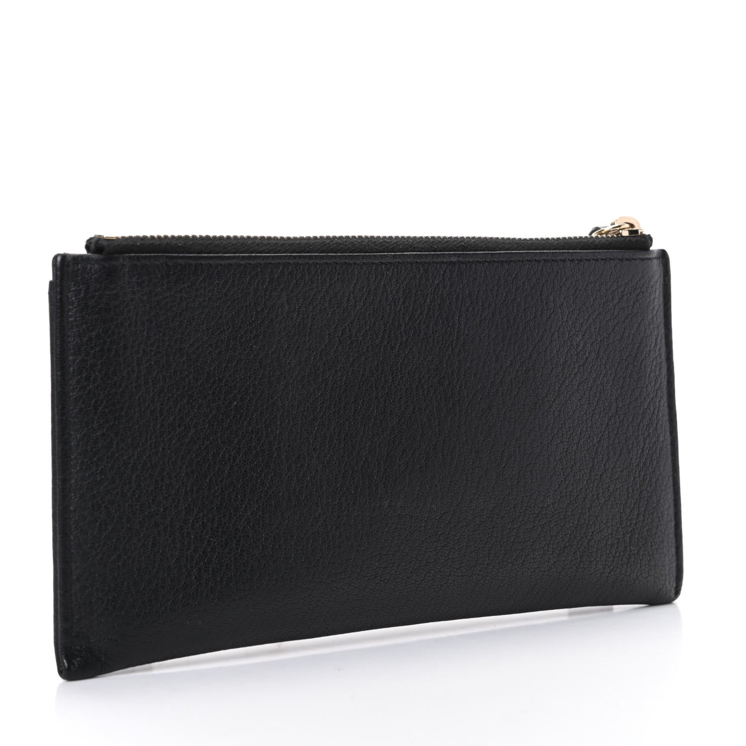 Chanel Goatskin Classic Zip Pouch Black 3 of 9