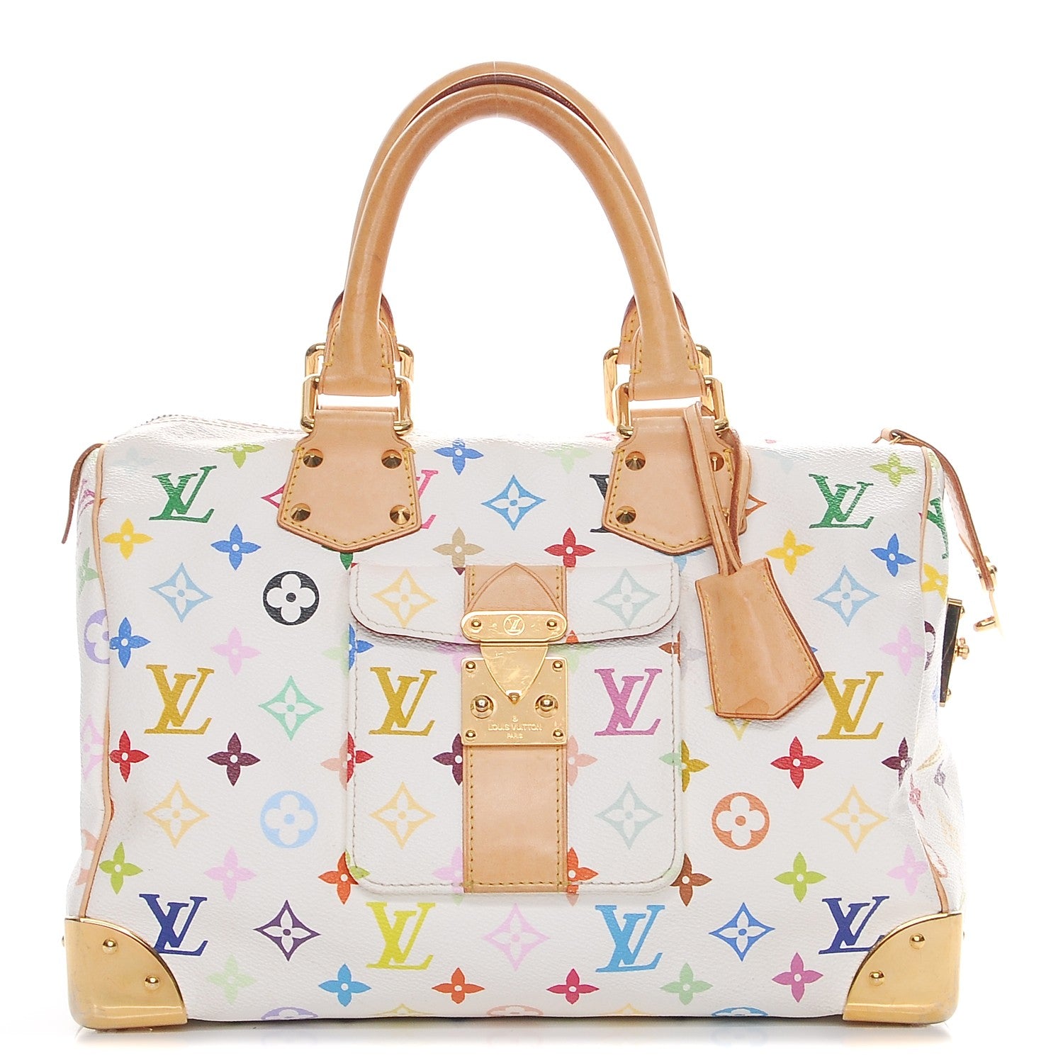Louis Vuitton Monogram Multicolor Speedy 30 White 1 of 14