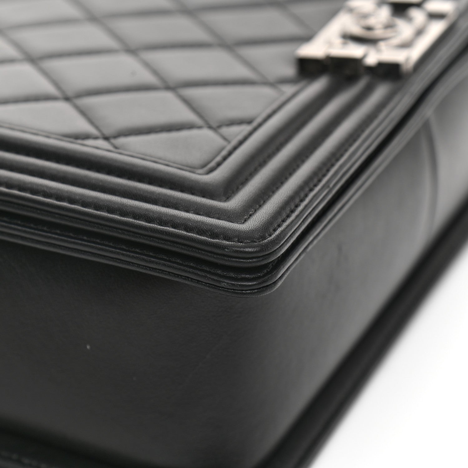 Chanel Lambskin Quilted New Medium Boy Flap Black 9 of 12