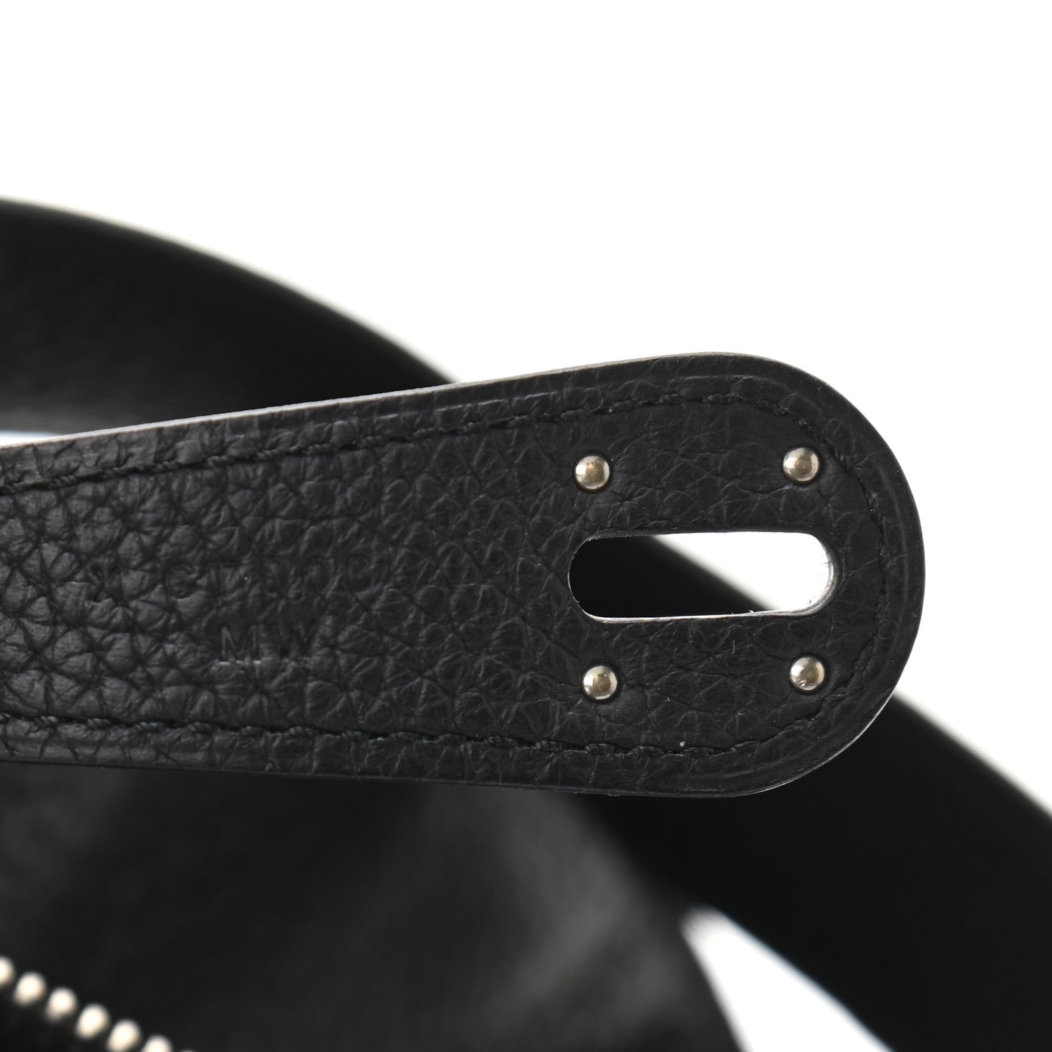 Hermes Taurillon Clemence Lindy 26 Black 7 of 10