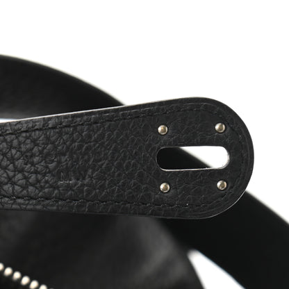 Hermes Taurillon Clemence Lindy 26 Black 7 of 10