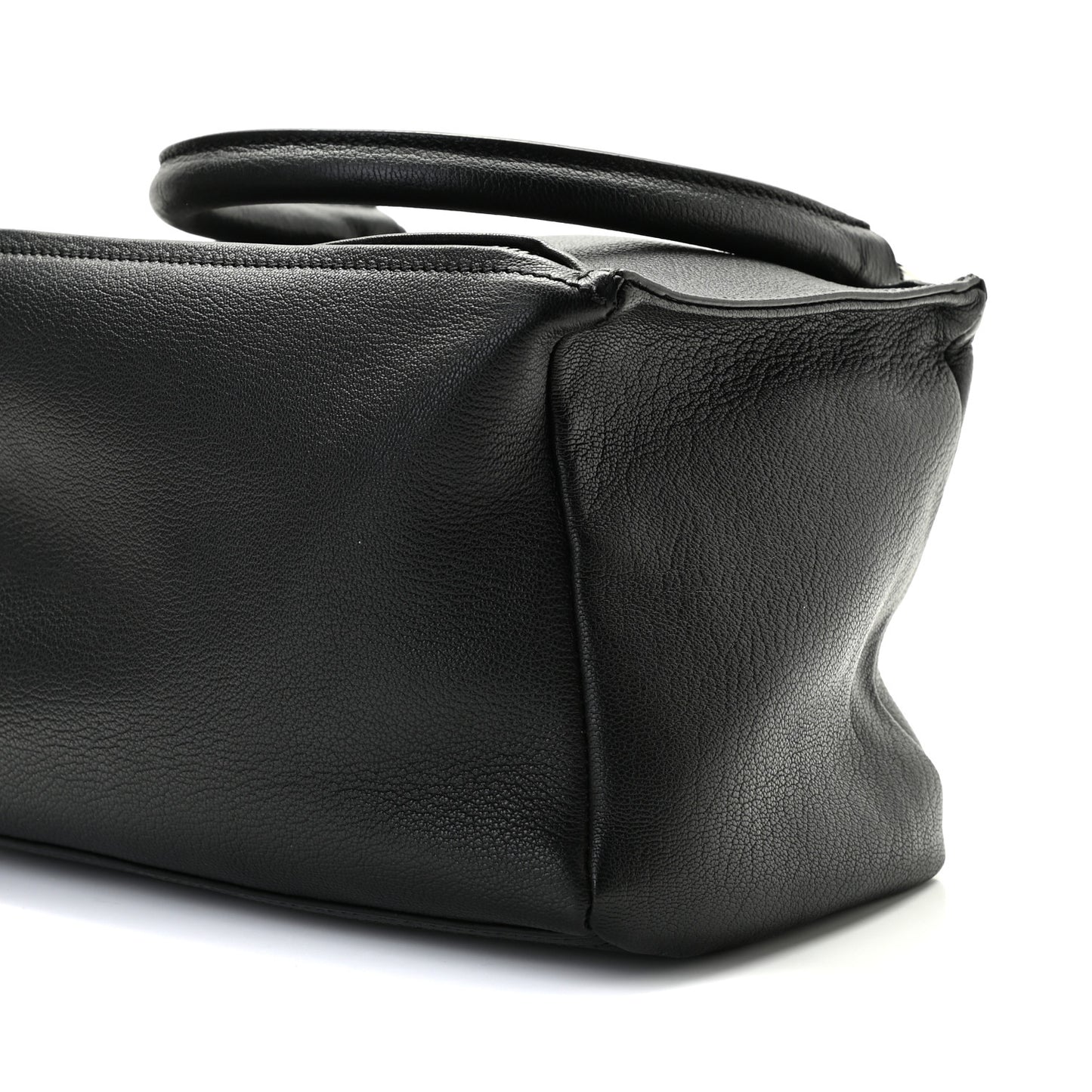 Sugar Goatskin Small Pandora Black