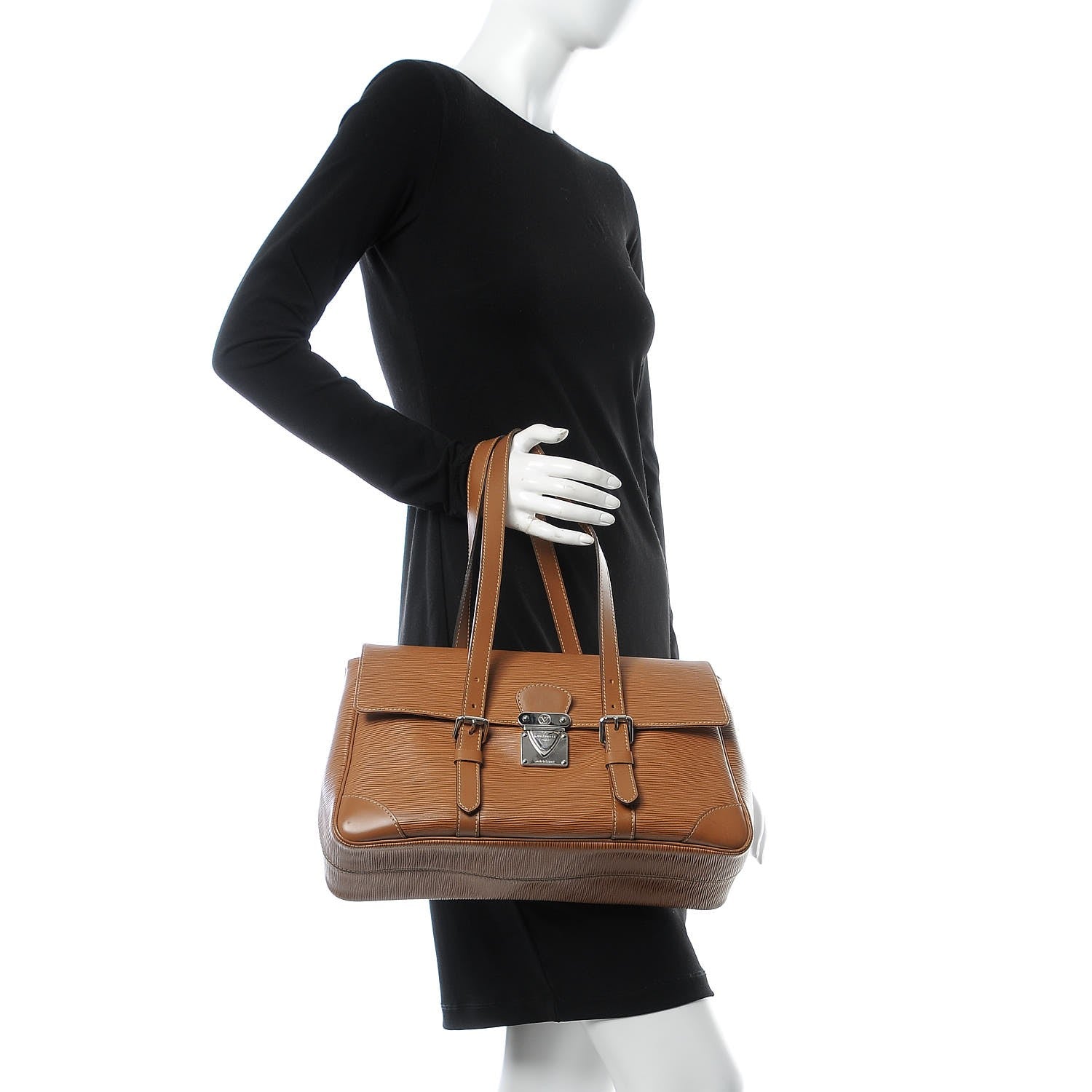 Louis Vuitton Epi Segur MM Cannelle 2 of 12