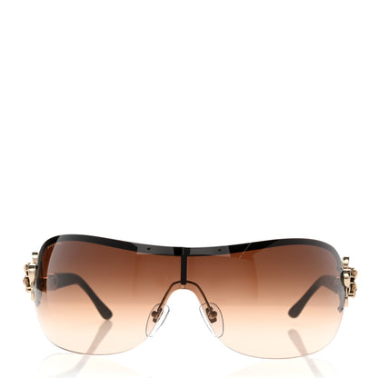 Bulgari BVLGARI Crystal Flower 6059-B Sunglasses Brown 2 of 8