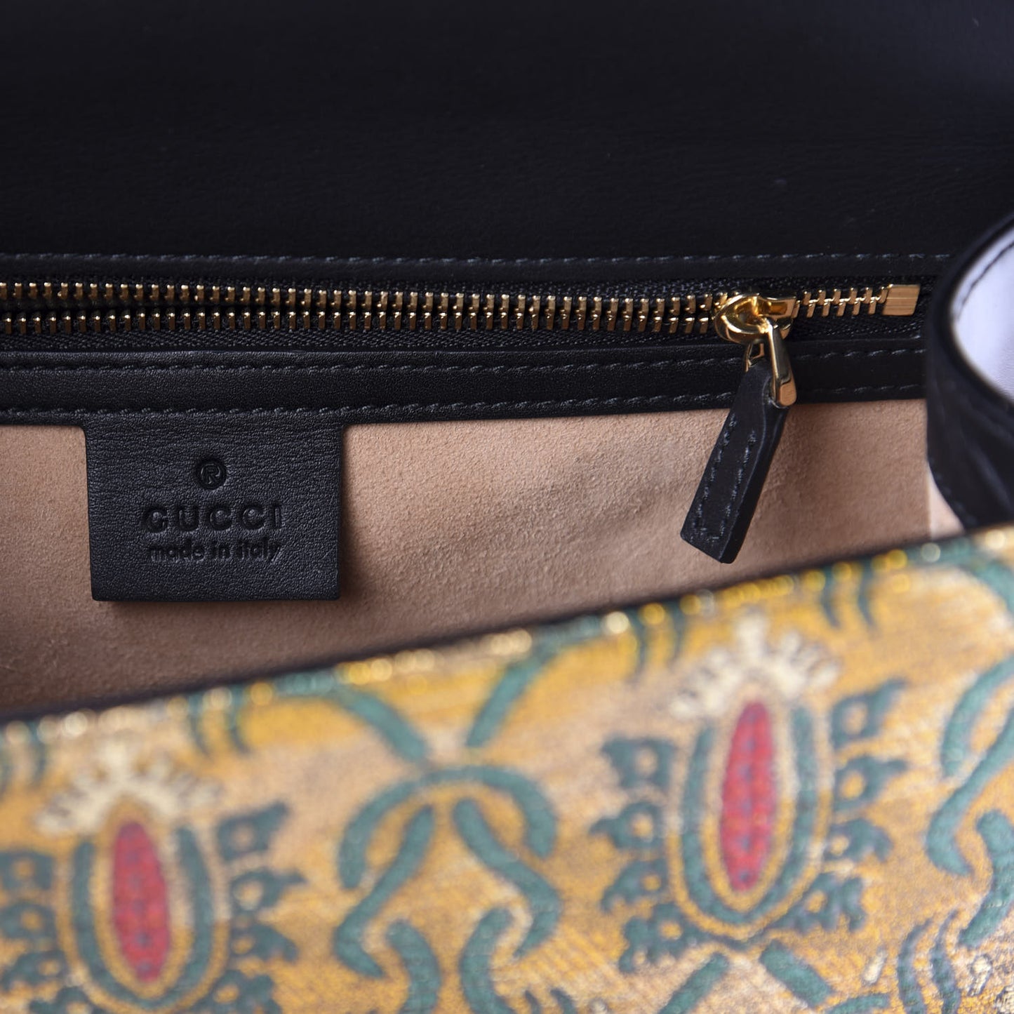 Iridescent Brocade Small Sylvie Shoulder Bag Gold