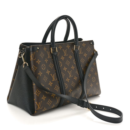 Louis Vuitton Monogram Soufflot MM Black 3 of 7