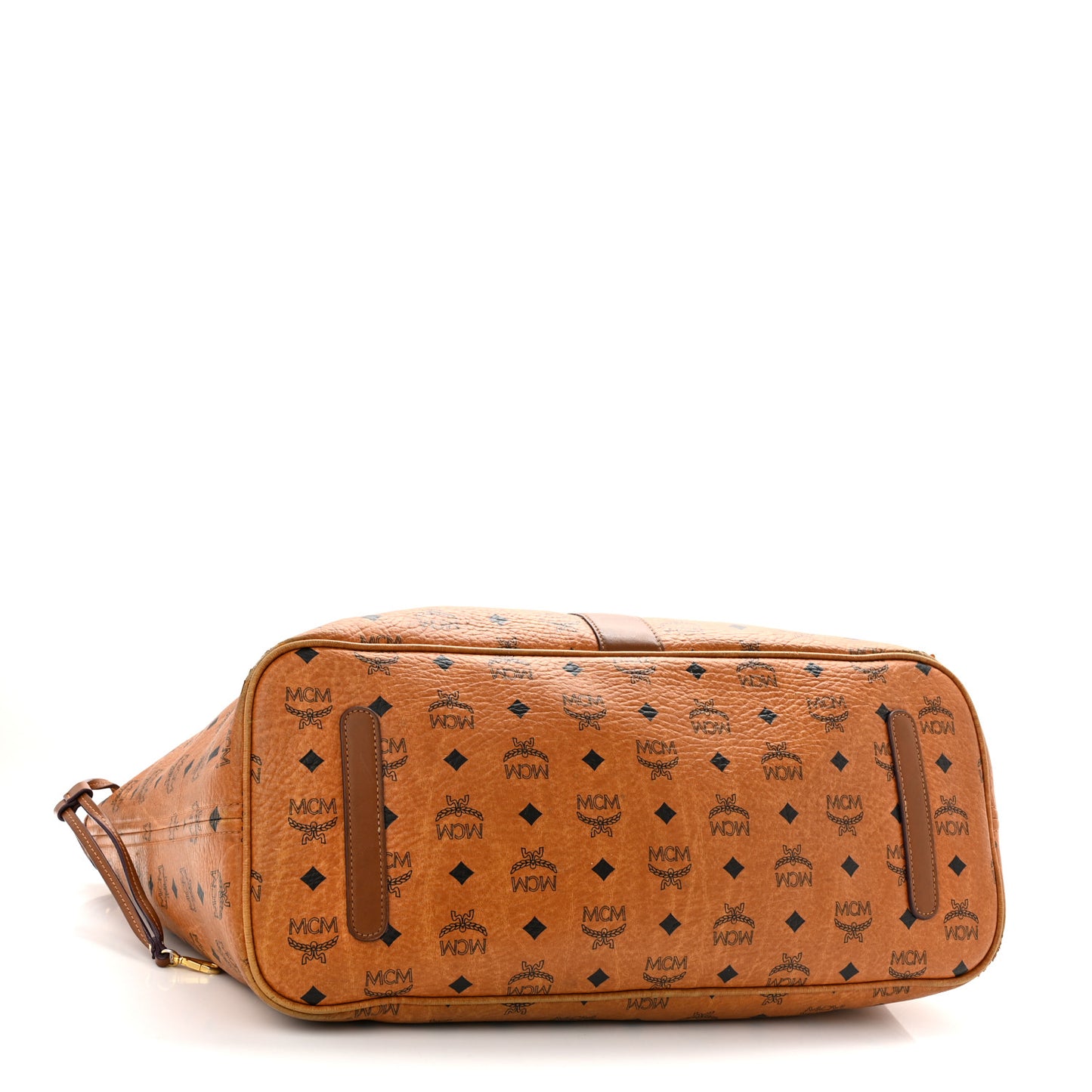 Visetos Large Liz Reversible Shopper Tote Cognac