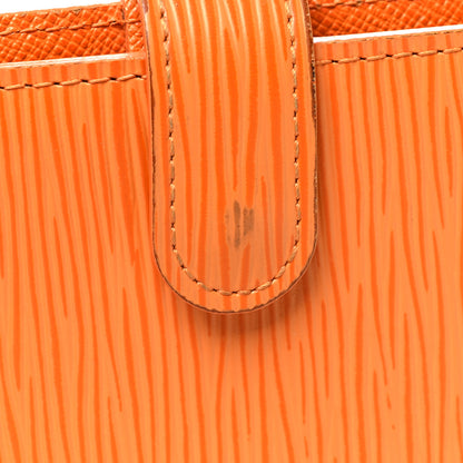 Louis Vuitton Epi Small Ring Agenda Cover Mandarin 14 of 15