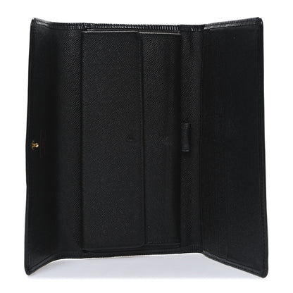 Louis Vuitton Epi Porte Tresor International Wallet Black 5 of 7