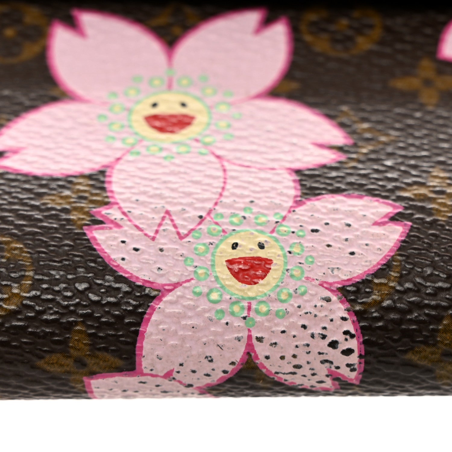 Louis Vuitton Monogram Cherry Blossom Porte Tresor International Wallet Brown 10 of 10