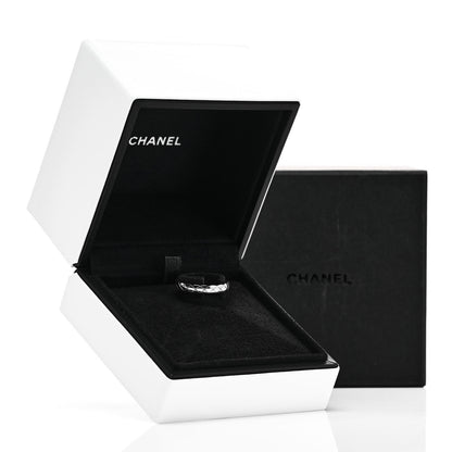 Chanel 18K White Gold Mini Coco Crush Ring 64 10.75 5 of 5
