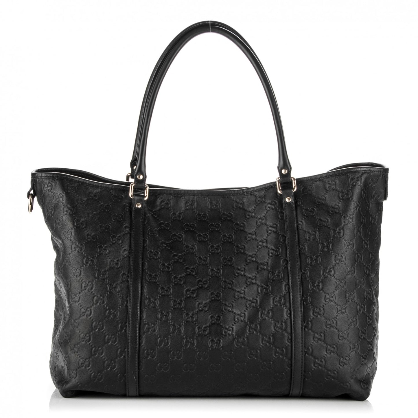 Guccissima Large Joy Tote Black