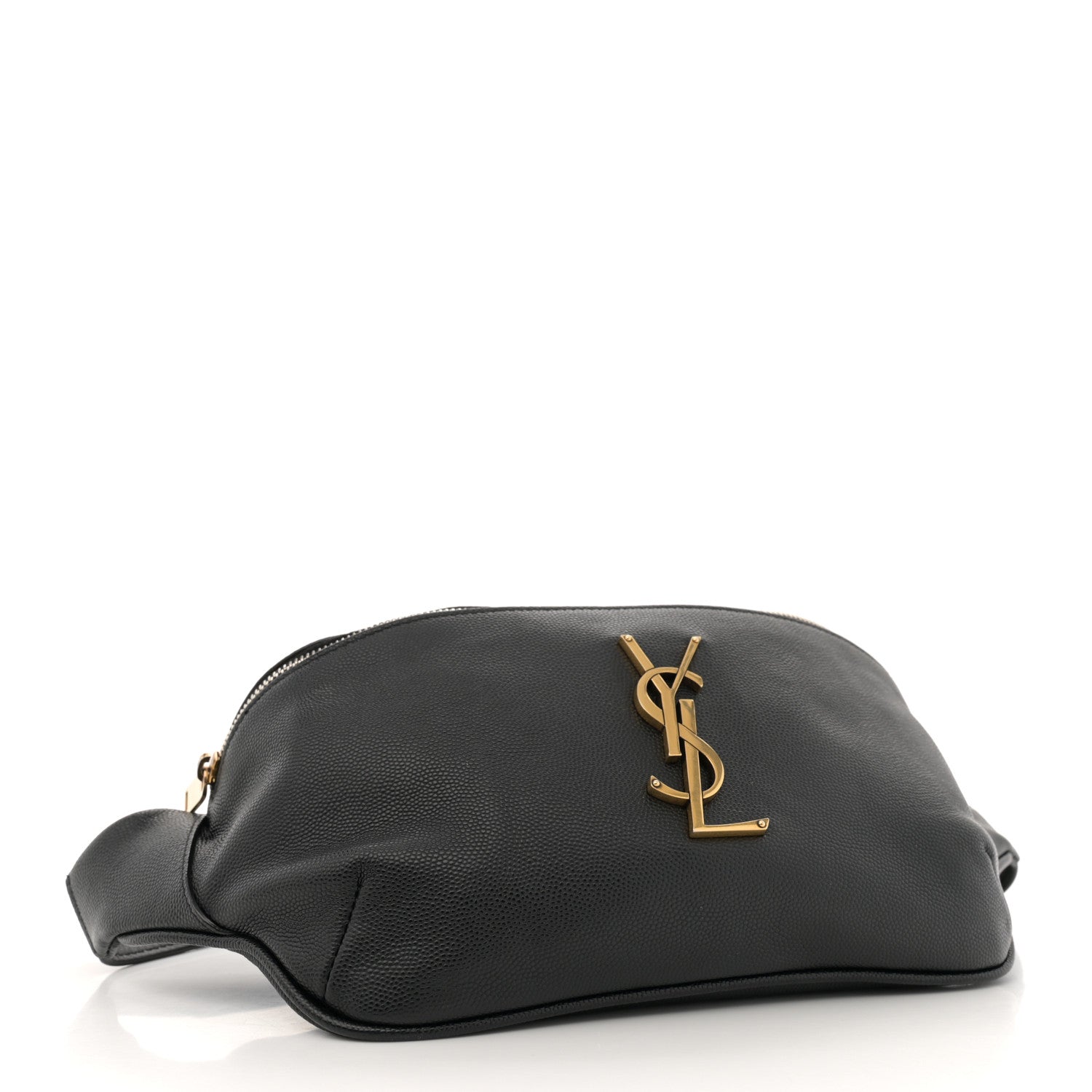 Saint Laurent Grain De Poudre Monogram Belt Bag Black 4 of 13